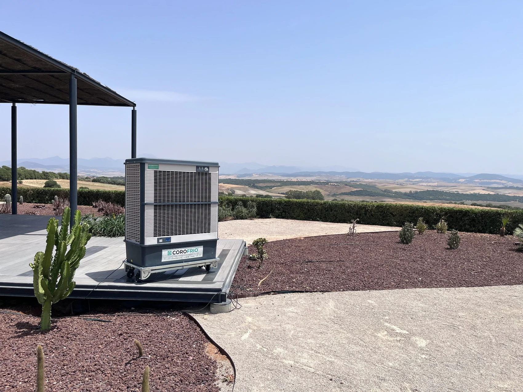 Alquiler de aire para bodas en Finca Dehesa La Calera COROFRIO