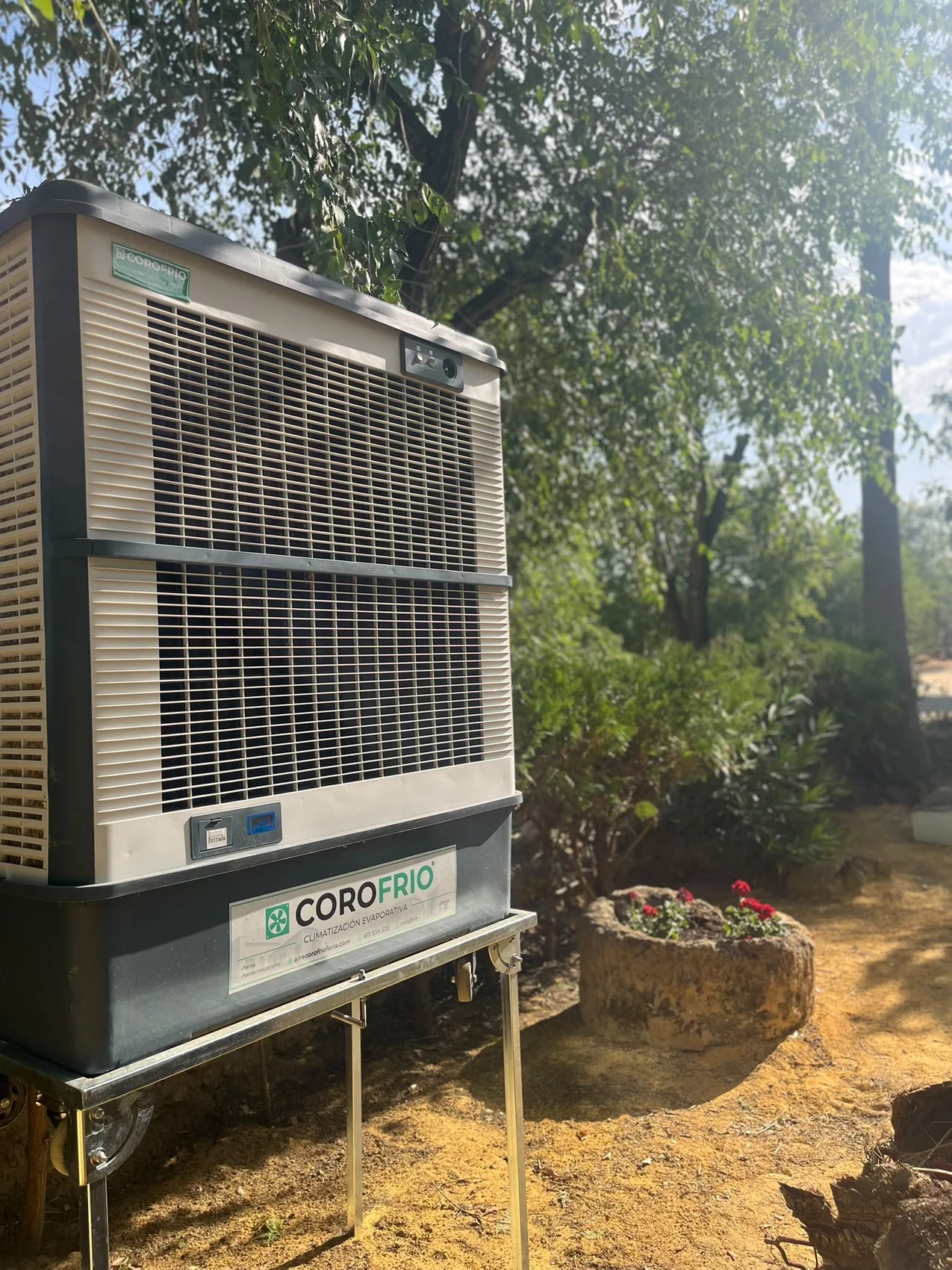 Alquiler de aire evaporativo en hacienda para eventos COROFRIO