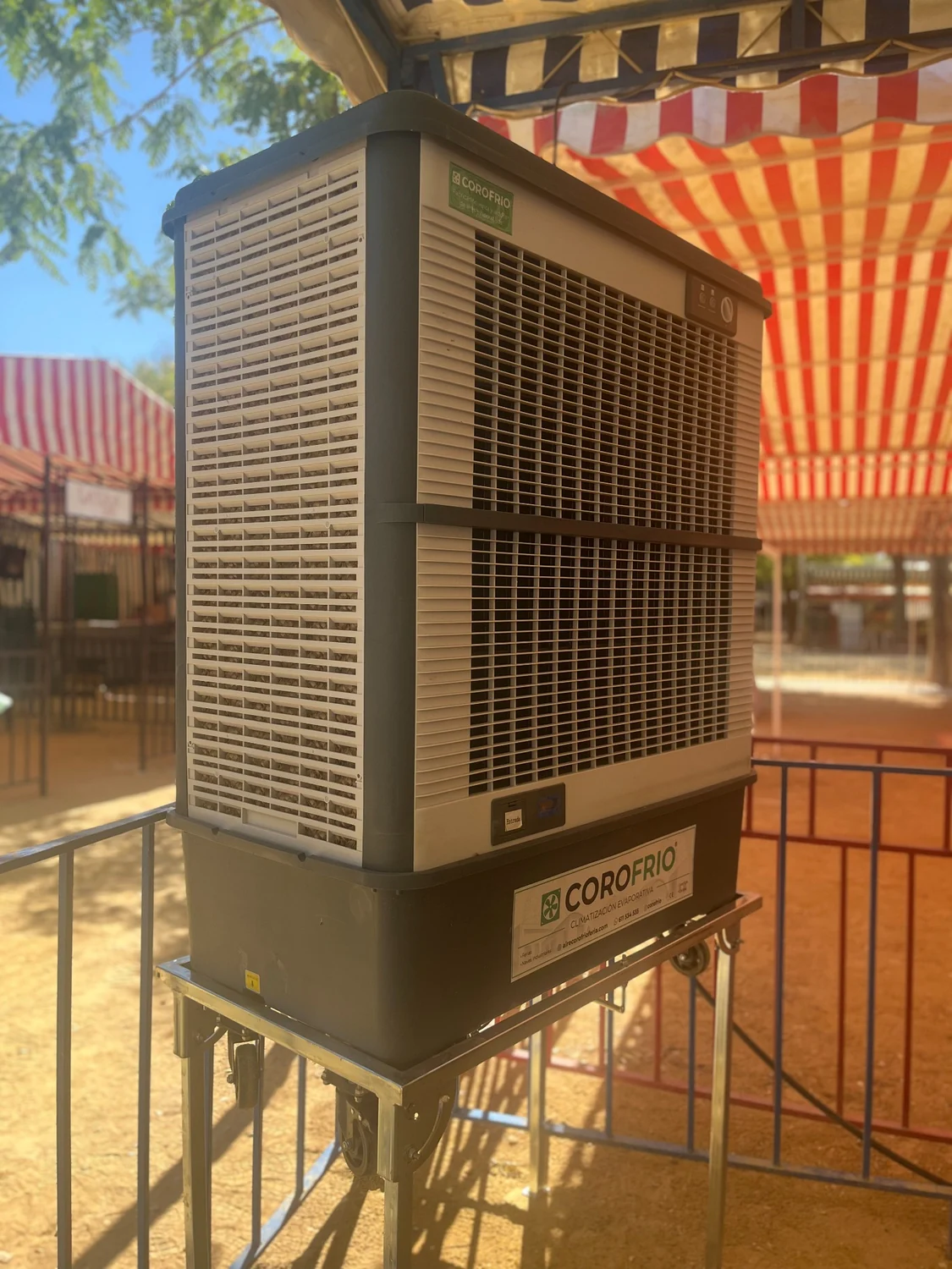 Climatizador portátil Modelo M en feria