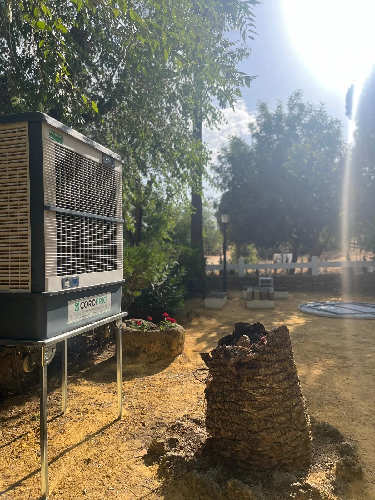 Equipo de aire evaporativo COROFRIO en Dehesa La Calera